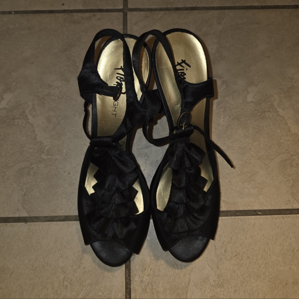 Fie FIGHT Elegant Black Women's Heels